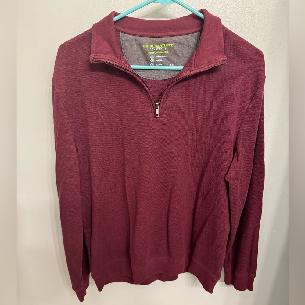 Men’s John Bartlett 1/4 zip - Size M